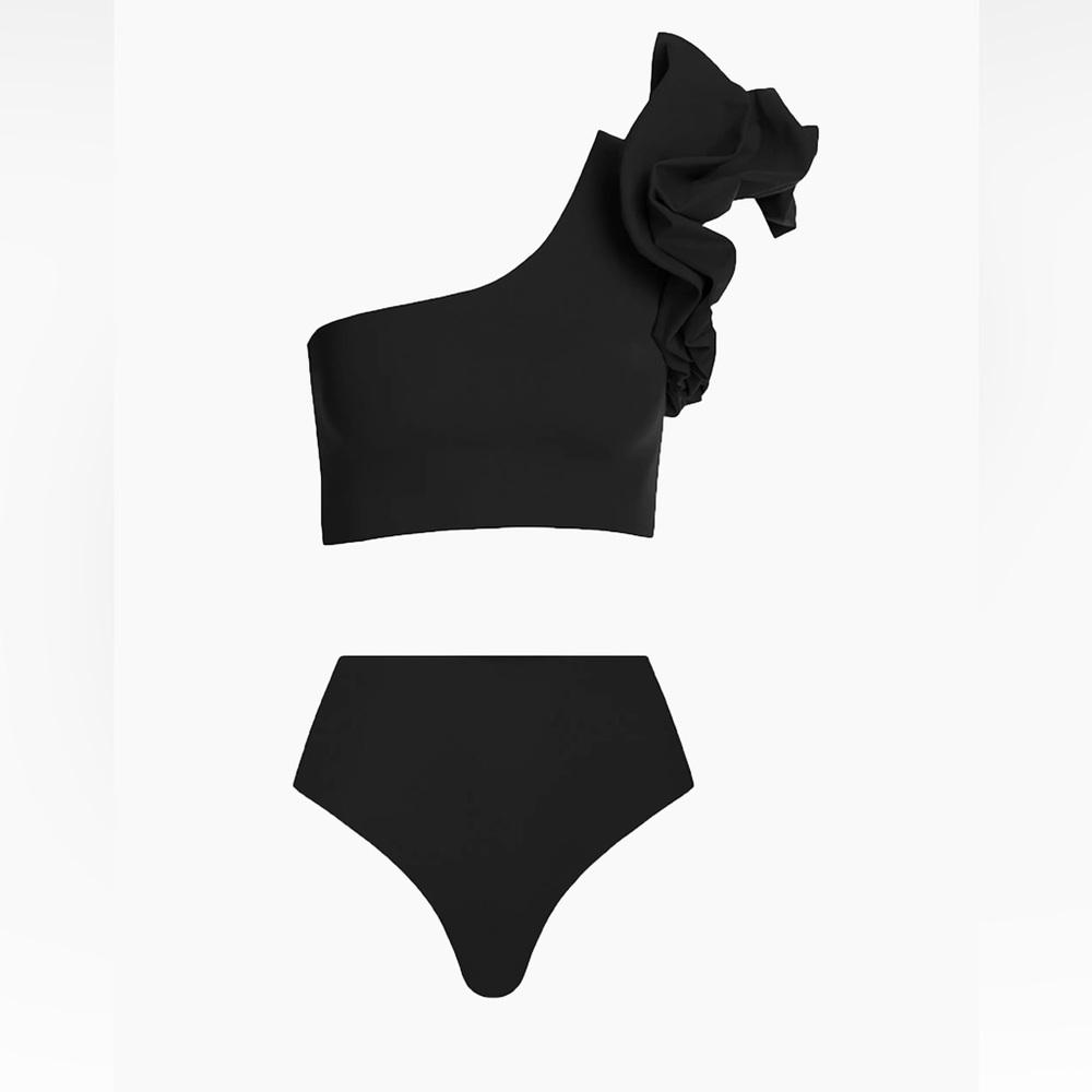Maygel Coronel Luisa Ruffle Bikini Set Top One Size/Bottom Extended Size